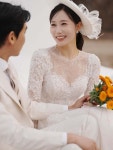 “3일 뒤 결혼합니다” 별사랑, 예비신랑과 로맨틱 화보 공개