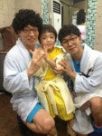 홍인규-홍태경 부자, 유재석과 `해투` 인증샷…붕어빵 가족