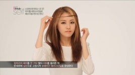 허가윤 셀프 헤어스타일링 화제…손재주 없어도 뚝딱