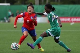 한국 여자축구 패배 U20월드컵 나이지리아에 1-2..조 최하위