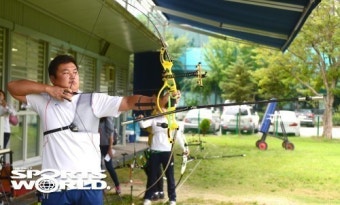 [내야외야] 넥센, 목동 KIA전 양궁대표팀 실전훈련 초청