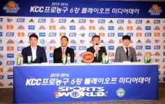 [SW포토]원주 동부-고양 오리온스,6강 플레이오프 미디어데이