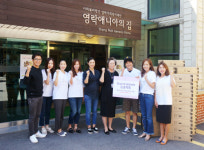 차태현·김정은 소속 봉사단체 따사모, 베슈 이너프 물티슈 전달