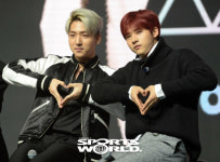 [SW포토] B1A4 바로-신우, 사랑의 하~트