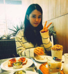 남보라, 청순미 뽐내며 먹방짤 공개 진주와 데이트