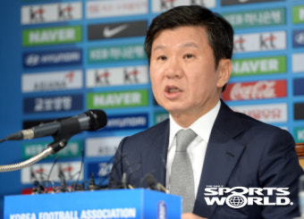 [SW포토] 정몽규 회장, '축구협회 인적쇄신 발표할것'
