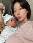 ‘초보맘’ 나비, 육아 고충 토로…“화장실 갈 시간도 없구나” [스타★샷]