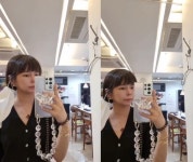‘이수근♥’ 박지연, 작아도 너무 작은 얼굴…연예인 포스 뿜뿜 [스타★샷]
