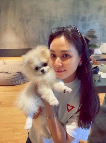‘장동건’ 고소영, 강아지와 인형 놀이…열일하는 개엄마 [스타샷]