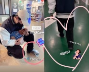 전진, 발에 비닐 감고 절뚝…♥류이서도 놀란 순발력 [스타★샷]