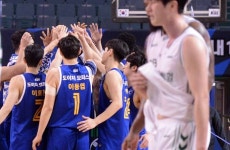 [SW포토]서울 삼성,원주 DB에 83 대 77 승리