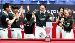 ‘프로당구 신생팀’ 에스와이, PBA 팀리그 2R 정상…  쾌속 PS진출