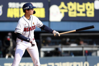 ‘축제 시작합니다’ 두산 임종성… 퓨처스 올스타전 첫 홈런 주인공