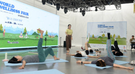 [월드 웰니스 페어 2024] 즉각적인 효과…테라피요가로 힐링하고 가세요