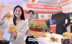 [SW포토]롯데리아, 나폴리맛피아 모짜렐라버거 2종 출시