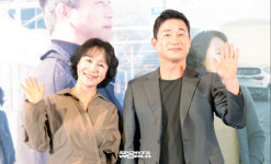 [SW포토] 전노민-정윤서, 영화 영동선 많은 홍보 부탁해요