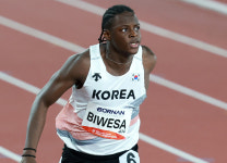 ‘韓 육상 단거리 쌍두마차’ 비웨사·조엘진, 육상 남자 100ｍ 예선 통과…10초23