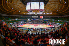 [포토] BNK썸 홈구장으로 변신한 창원실내체육관