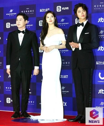 [e포토] 신동엽-수지-박보검, 백상예술대상 MC군단