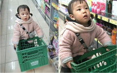 <슈퍼맨> 로희, 장보기 시작! 인형 미모 가득