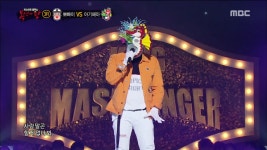 [복면가왕 리뷰] '아기해마' 60대 가왕 등극! 'MC햄버거' 가수 김조한 꺾었다
