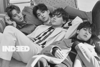 세븐틴 힙합유닛 에스쿱스-원우-민규-버논, 남성미 짙은 겨울 화보 공개...'완벽한 비주얼'