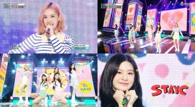 ‘쇼! 음악중심’ 스테이씨, 통통 튀는 틴프레시 매력 발산
