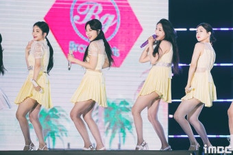 [움짤] 브레이브걸스, 팬 선물 '커스텀 마이크' 들고 '치맛바람' (2021 드림콘서트)