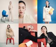 전여빈, 봄의 여신으로 변신…시크한 수트→트위드 자켓 스타일링