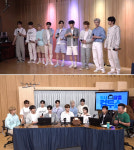 제로베이스원 인 블룸 안무는 크로스핏 느낌, 양발이 땅에 같이 붙어있을 때가 별로 없어 (컬투쇼)