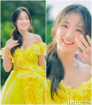 [움짤] 김혜윤, 임솔만 바라봐 해바라기 드레스