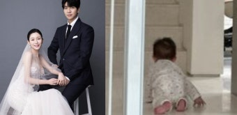 이승기 이다인, 10개월 딸 최초 공개…랜선 이모·삼촌 심쿵할 비주얼