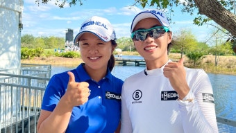 김세영-안나린 '우리는 LPGA 한국인' [포토]