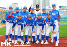 [mk포토] 양승호 감독, `리틀 국가대표 화이팅`