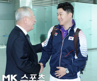[mk포토] 대한사격연맹 김정 회장 