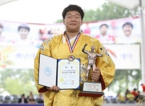 정창조, ‘대학 씨름 장사급’ 1인자 등극