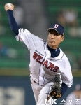 [mk포토] 두산 정재훈의 역투