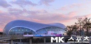 노을 지는 계양체육관 [mk포토]