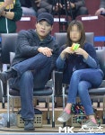 우지원, `부쩍 자란 딸과 올스타전 관람` [mk포토]
