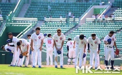 콜드승 거둔 대만 '한국 나와~' [MK포토]