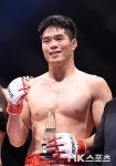김대환 `로드FC 데뷔전 화끈하게 이겼어요` [MK포토]