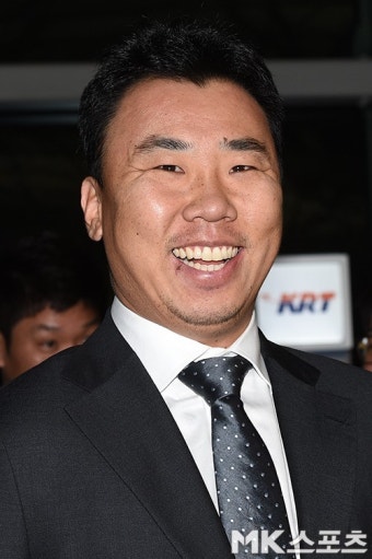 꽃범호의 미소 [MK포토]