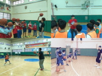 전자랜드 , 송도 중학교 농구클리닉 실시