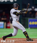 시바타 고헤이 `추격의 안타` [MK포토]