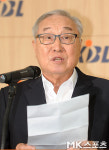 KBL 김영기 총재, 승부조작 의혹 관련 기자회견 [MK포토]