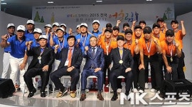 선의의 경쟁 펼친 골프존 페스티벌 올스타전 선수들 [MK포토]