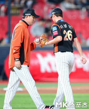 5월 ERA 20.48 이성민…한화 상대 3이닝 7실점