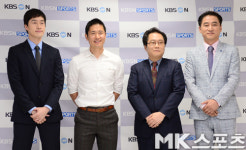 박찬하-이영표=한준희-김대길 `코파아메리카와 함께해요!` [MK포토]