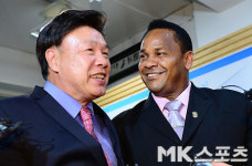 카라스키야 `홍수환 형님, 더 젊어졌네~` [MK포토]