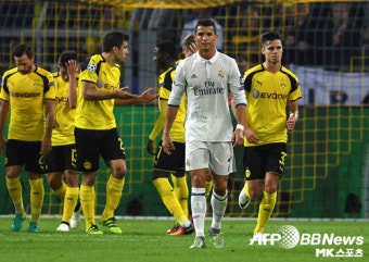 [UCL] 레알, 도르트문트 원정서 2-2 무승부…레스터 2연승